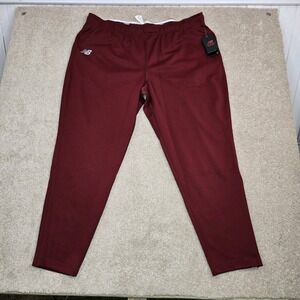 New Balance Womens Travel Pants‎ KWP9006 Maroon Size Large NWT